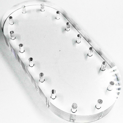 ISO9001 0.01mm CNC PMMA、紫外線印刷の注文のアクリルの部品