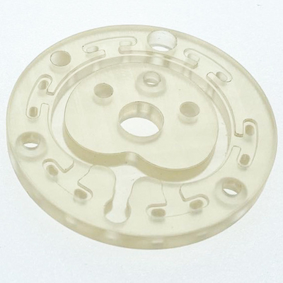 CNCの回転製粉の精密を機械で造る注文の黄色いPPSUのPolysulfone